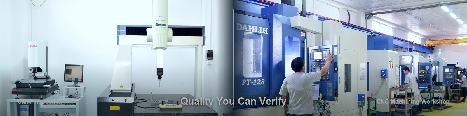  CMM quality inspection and CNC machining workshop